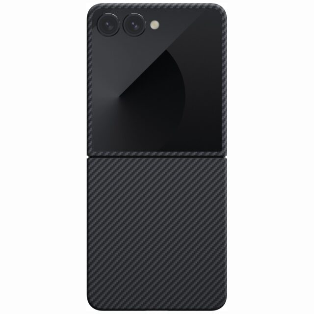 Case PITAKA Ultra-Slim MagSafe for Samsung Galaxy Z Flip7 black grey - imagine 2