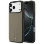 Case Mercedes Leather The Move MagSafe for iPhone 17 Pro Max taupe