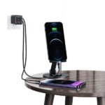 USAMS USB-C to Lightning cable 30W 1.2m black SJ729USBSG01 (US-SJ729) (tube) - imagine 2