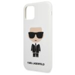 Karl Lagerfeld KLHCN61SLFKWH iPhone 11 6,1" / Xr hardcase white Silicone Iconic - imagine 3