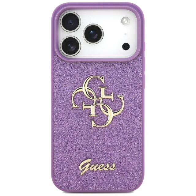 Case Guess Fixed Glitter Big 4G for iPhone 17 Pro lilac - imagine 3