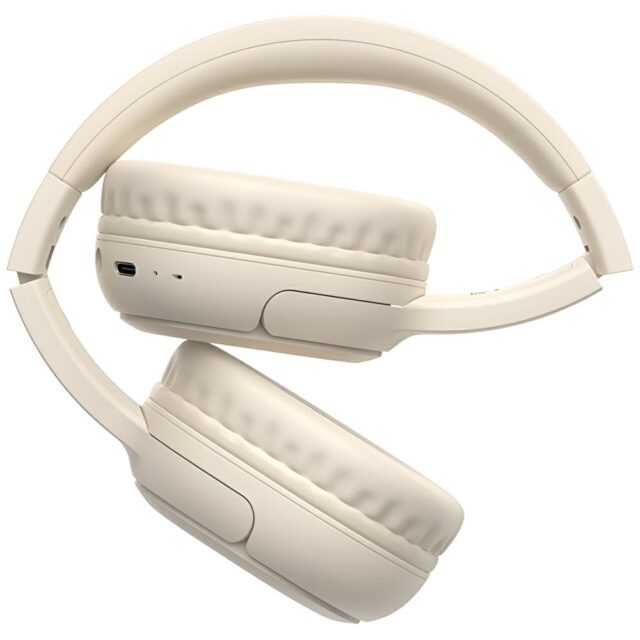 USAMS Bluetooth 5.3 On-Ear HeadphonesYun Series Beige TDLYEJYX02 (USAMS-YG23) - imagine 6