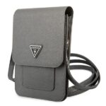 Guess Bag GUWBSATMGR grey Saffiano Triangle