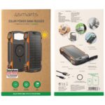 4smarts Powerbank Solarny TitanPack      Rugged UltiMag 20000mAh black/czarny 496560 - imagine 2