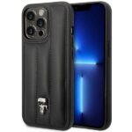 Karl Lagerfeld KLHCP14LPSQPK iPhone 14 Pro 6,1" hardcase black Puffy Ikonik Pin