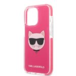 Karl Lagerfeld KLHCP13XTPECPI iPhone 13 Pro Max 6,7" hardcase fuschia Choupette Head - imagine 6