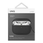 UNIQ Lino Case AirPods Pro 2 gen Silicone ash grey - imagine 5