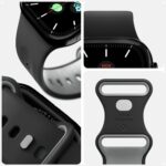 Band Spigen Nano Pop for Apple Watch  6/7/8/9/10/11/SE/SE 3 (40/41/42 mm) black - imagine 8