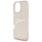 Guess GUHCP16XHCHGSPP iPhone 16 Pro Max 6.9"pink hardcase IML Heart - imagine 6