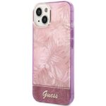 Guess GUHCP14MHGJGHP iPhone 14 Plus / 15 Plus 6.7" pink hardcase Jungle Collection - imagine 2