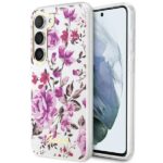 Guess GUHCS23SHCFWST S23 S911 white hardcase Flower Collection