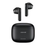 USAMS Bluetooth 5.3 TWS US14 Series dual mic wireless earphones black BHUUS01