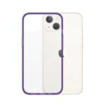 PanzerGlass ClearCase iPhone 13 / 14 /15 6.1" Antibacterial Military grade Grape 0332 - imagine 2