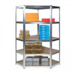 Extralink Corner Shelf, 5-Tier 180x90x30cm 175 kg - imagine 2