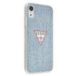 Guess GUHCI61PCUJULLB iPhone Xr light blue hardcase Jeans Collection - imagine 4