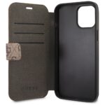 Guess GUFLBKSP12L4GB iPhone 12 Pro Max 6,7" brown book 4G Charms Collection - imagine 2