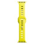 3MK Silicone Watch Strap yellow for Apple Watch 42/44/45/49mm - imagine 7