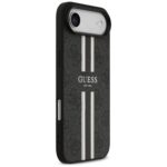 Case Guess 4G Printed Stripes MagSafe for iPhone Air black - imagine 4