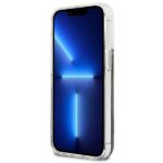 Guess GUHCP13XLFLSB iPhone 13 Pro Max 6,7" blue hardcase Flower Liquid Glitter - imagine 5