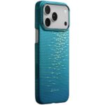 Case PITAKA Ultra-Slim MagSafe for iPhone 17 Pro lucid blue - imagine 2