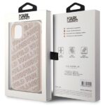 Karl Lagerfeld KLHCN61PQKPMP iPhone 11 /Xr 6.1" pink hardcase Quilted K Pattern - imagine 8