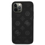 Guess GUHCP12LLSPEBK iPhone 12 Pro Max 6,7" black hard case Peony Collection - imagine 3