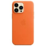 Case Apple MPPR3FE/A iPhone 14 Pro Max 6.7" MagSafe orange Leather Case