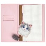 Nimmy 2in1 Set notebook + pen pink Big Eyed Pet 2.0 Cat - imagine 4