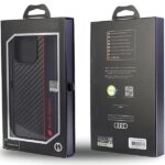 Audi Carbon Fiber Stripe iPhone 14 Pro Max 6.7" black hardcase AUS-TPUPCIP14PM-R8/D1-BK - imagine 7