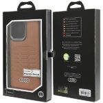 Audi Synthetic Leather MagSafe iPhone 14 Pro Max 6.7" brown hardcase AU-TPUPCMIP14PM-GT/D3-BN - imagine 7