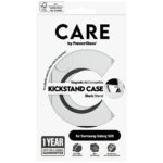 Case CARE by PanzerGlass Feature Black Kickstand & QI for Samsung Galaxy S25 transparent - imagine 4