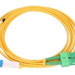Extralink LC/UPC-SC/APC | Patchcord | Single Mode, Duplex, G652D, PVC, 3mm, 1m