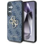 Case Guess Big 4G Logo Classic Logo for Samsung Galaxy S25 blue