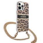 Guess GUHCP13LKBCLE iPhone 13 Pro / 13 6,1" Leopard hardcase Gold Strap - imagine 4