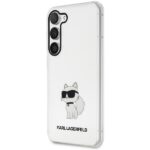 Karl Lagerfeld KLHCS23SHNCHTCT S23 S911 transparent hardcase Ikonik Choupette - imagine 2