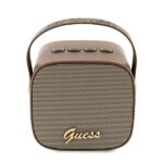 Guess Speaker Bluetooth GUWSB2P4SMW Speaker mini bown 4G Leather Script Logo with Strap