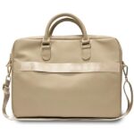 Guess Torba GUCB15ZPGSTEGD 16" light gold Triangle 4G - imagine 3