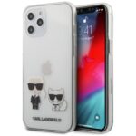 Karl Lagerfeld KLHCP12MCKTR iPhone 12/12 Pro 6,1" hardcase Transparent Karl & Choupette