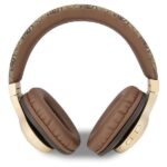 Guess Bluetooth on-ear headphones GUBH604GEMW brown 4G Script - imagine 2