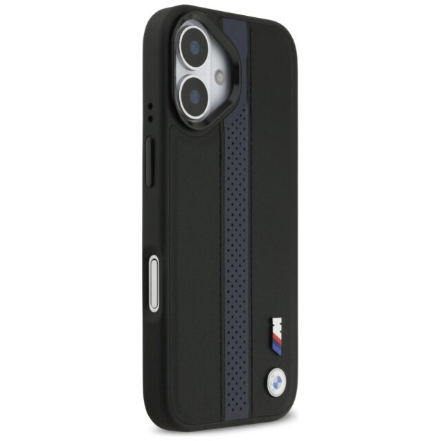 Case BMW M Perforated Stripe Logo  MagSafe for iPhone 17  blue - imagine 4