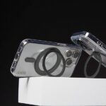 CARE by PanzerGlass Feature KickstandCase iPhone 16 6,1" black MagSafe 1321 - imagine 4