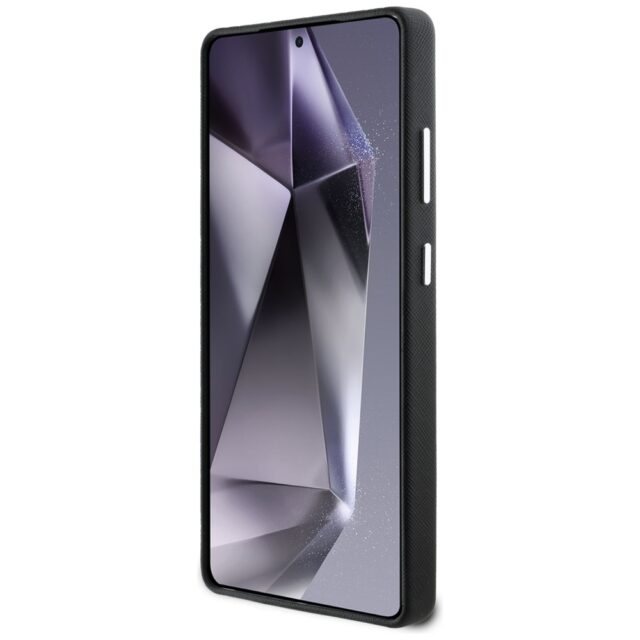 Case Karl Lagerfeld Saffiano Full Wrapped Elongated Metal Logo MagSafe for Samsung Galaxy S25 - imagine 5