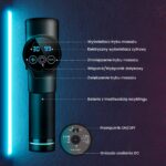 Extralink Massage Gun Pro | Massage Gun | 3800 RPM, 6 interchangeable tips - imagine 6