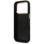 Case Guess 4G Triangle Logo MagSafe for iPhone 17 Pro black gold - imagine 7