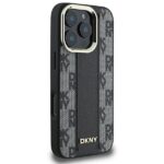 DKNY DKHMP16LPCPVSLK iPhone 16 Pro 6.3" black hardcase Checkered Pattern Magsafe - imagine 4