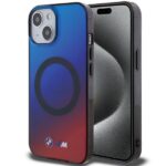 BMW BMHMP15SHTTG iPhone 15 / 14 / 13 6.1" red blue hardcase M Gradient MagSafe