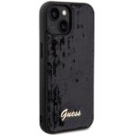 Guess GUHCP15SPSFDGSK iPhone 15 / 14 / 13 6.1" black hardcase Sequin Script Metal - imagine 4