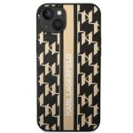 Karl Lagerfeld KLHCP14MPGKLSKW iPhone 14Plus / 15 Plus 6,7" hardcase brown Monogram Stripe - imagine 3