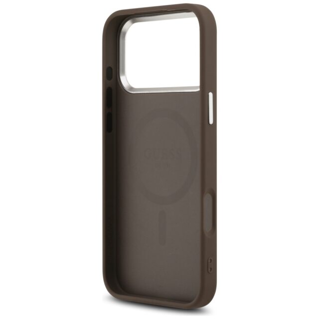 Guess Classic Logo MagSafe Case for iPhone 17 Pro Brown - imagine 7