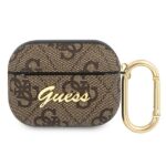 Guess GUAP4GSMW AirPods Pro cover brown 4G Script Metal Collection